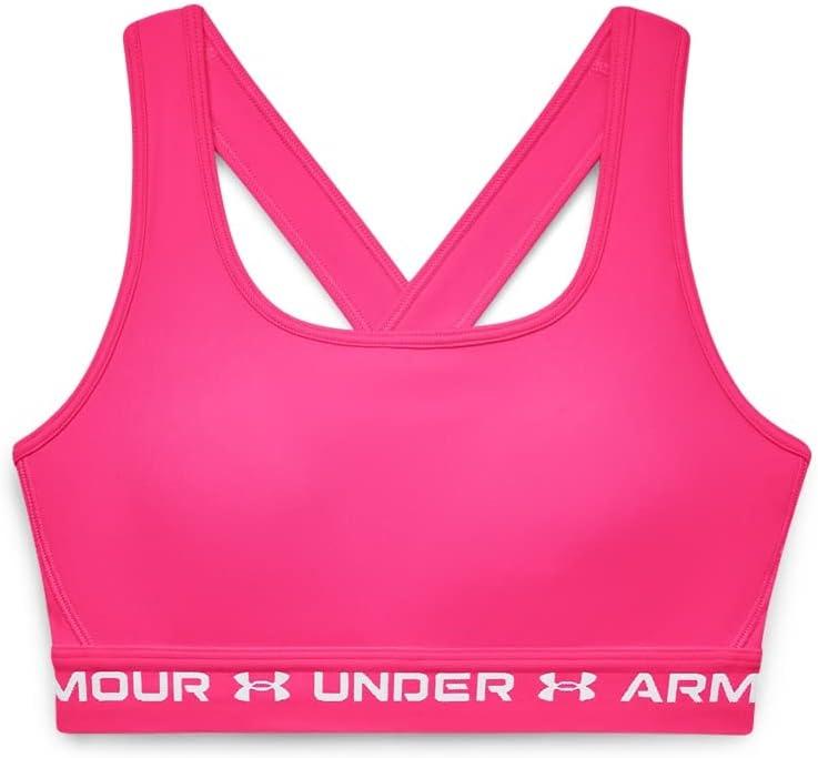 imageUnder Armour Womens CrossBack Mid BraElectro Pink 695White
