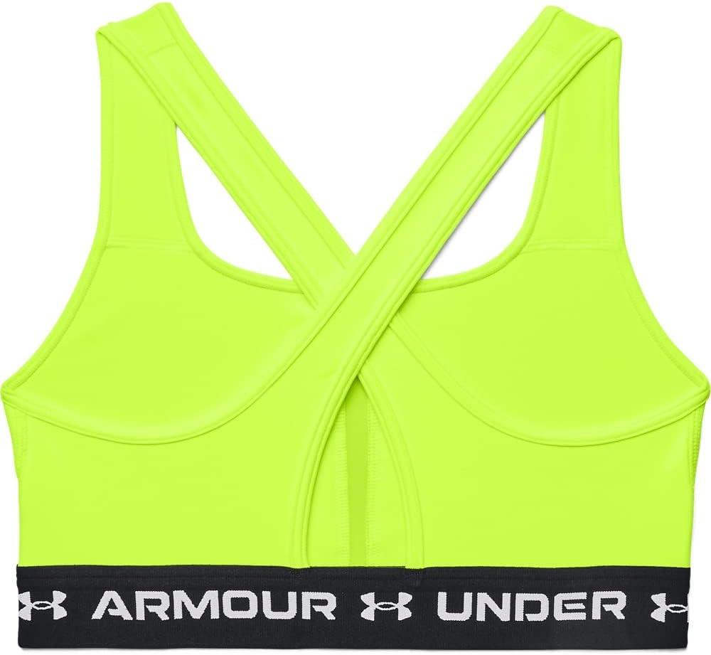 imageUnder Armour Womens CrossBack Mid BraHighvis Yellow 731White