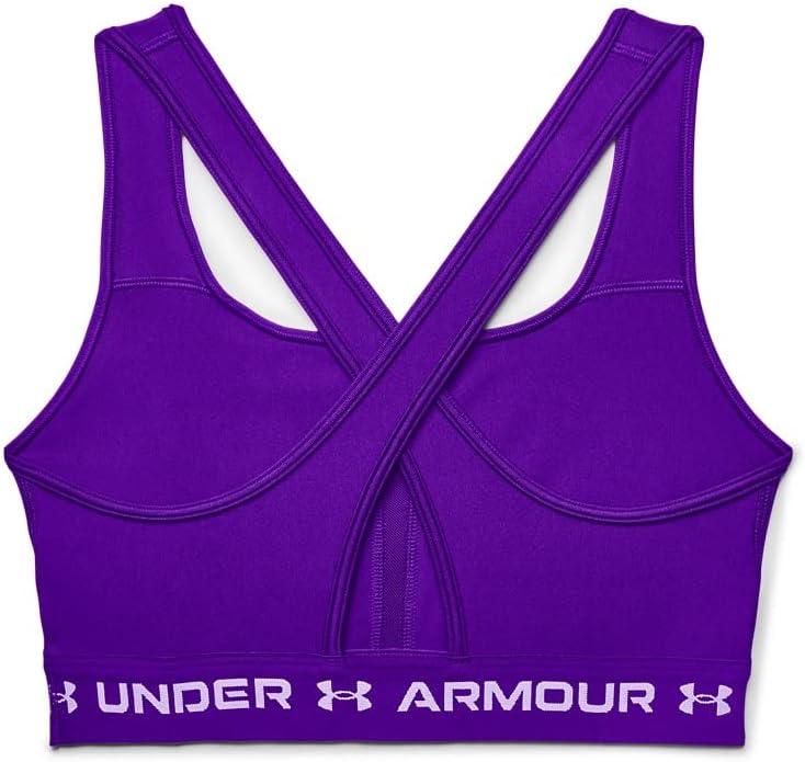 imageUnder Armour Womens CrossBack Mid BraPurple Zest 754Purple Tint
