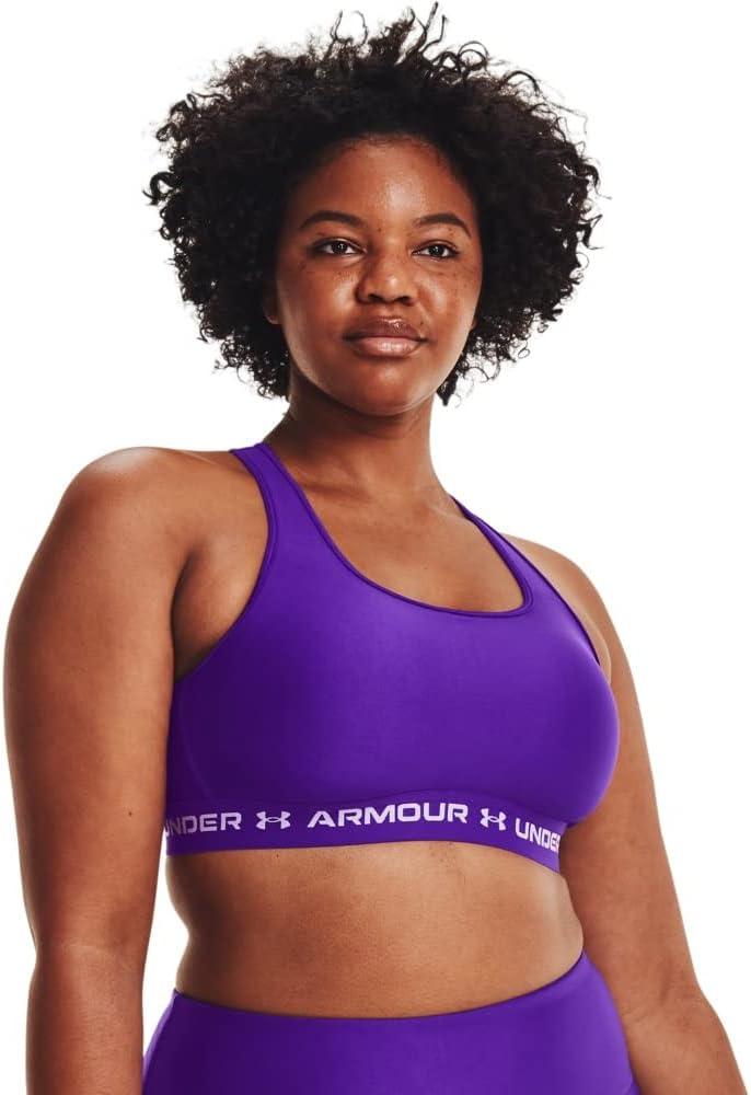 imageUnder Armour Womens CrossBack Mid BraPurple Zest 754Purple Tint
