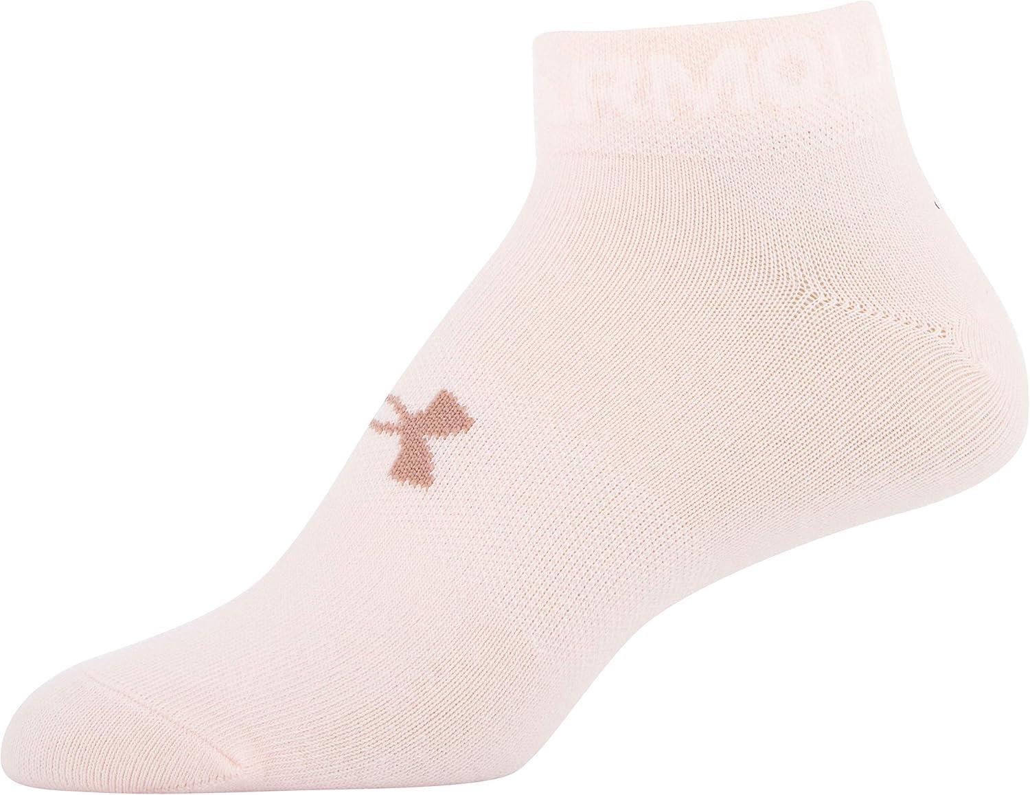 imageUnder Armour Womens Essential Lightweight Low Cut Socks 6PairsBeta Tint Assorted