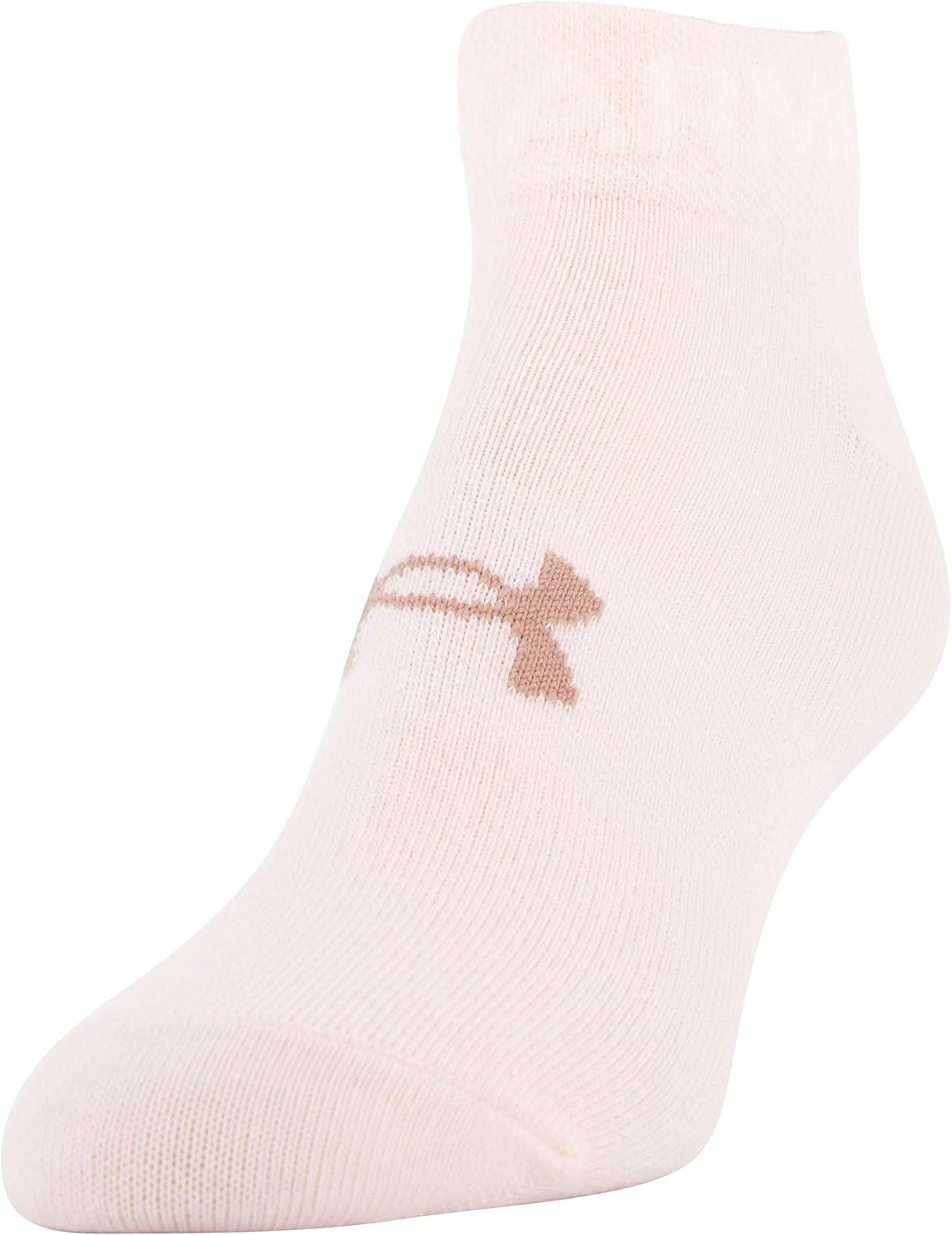 imageUnder Armour Womens Essential Lightweight Low Cut Socks 6PairsBeta Tint Assorted
