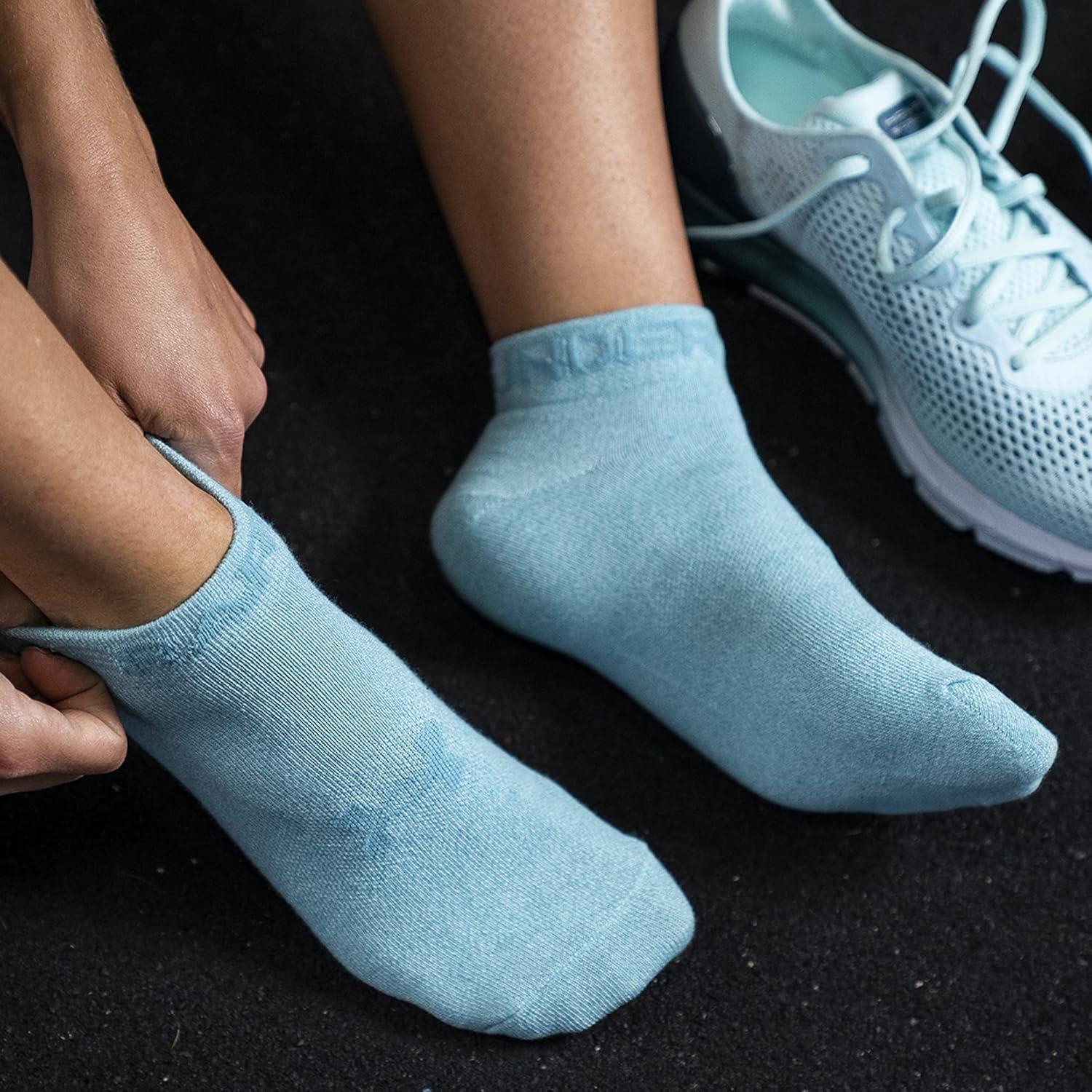 imageUnder Armour Womens Essential Lightweight Low Cut Socks 6PairsElectro PinkWhiteElectro Pink