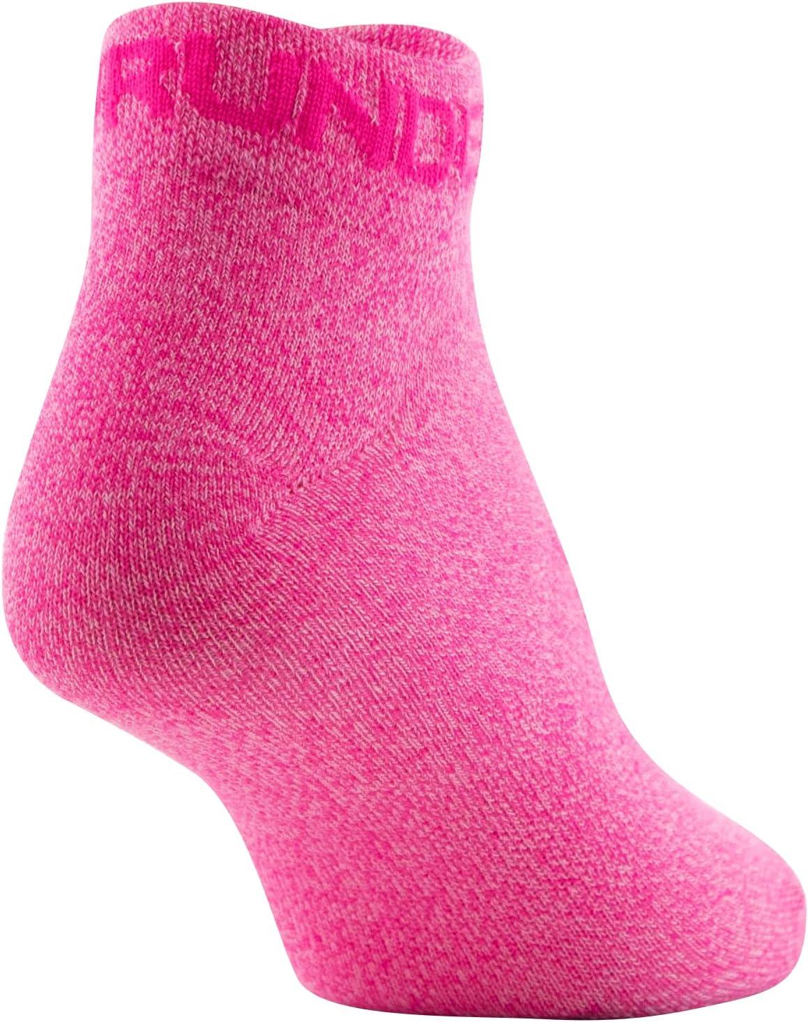 imageUnder Armour Womens Essential Lightweight Low Cut Socks 6PairsElectro PinkWhiteElectro Pink