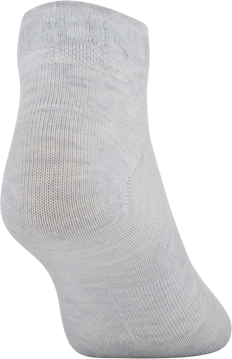 imageUnder Armour Womens Essential Lightweight Low Cut Socks 6PairsHalo GrayBlack