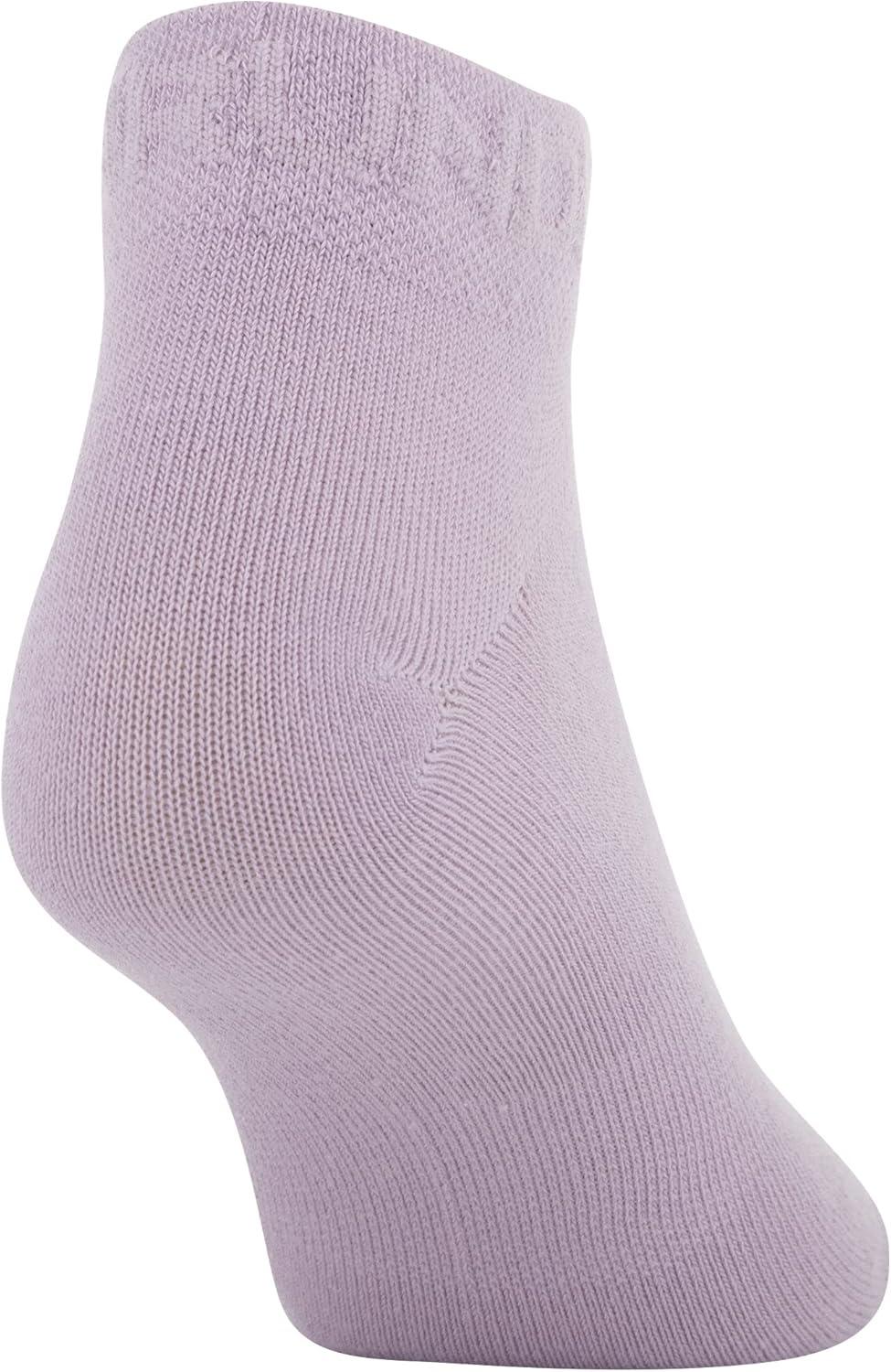 imageUnder Armour Womens Essential Lightweight Low Cut Socks 6PairsMauve Pink Assorted
