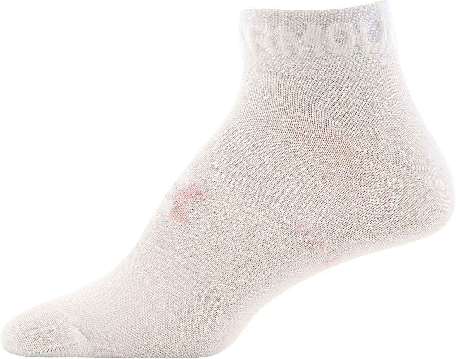 imageUnder Armour Womens Essential Lightweight Low Cut Socks 6PairsWhite 2 Assorted