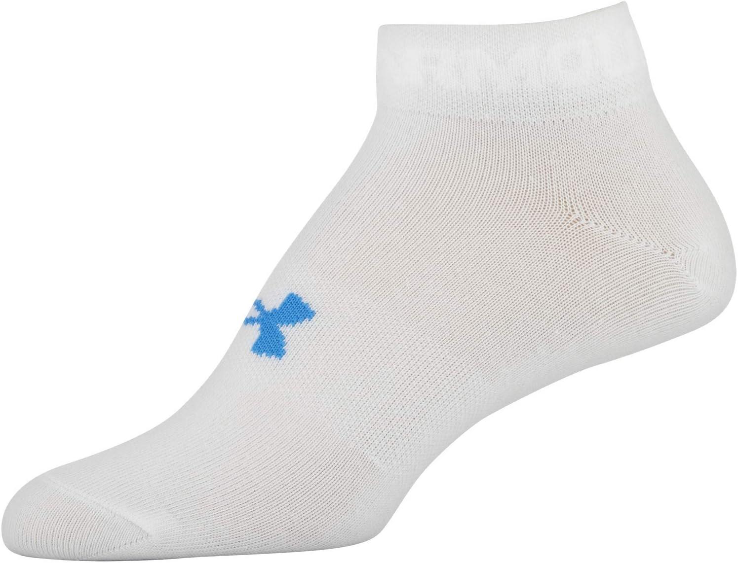 imageUnder Armour Womens Essential Lightweight Low Cut Socks 6PairsWhite