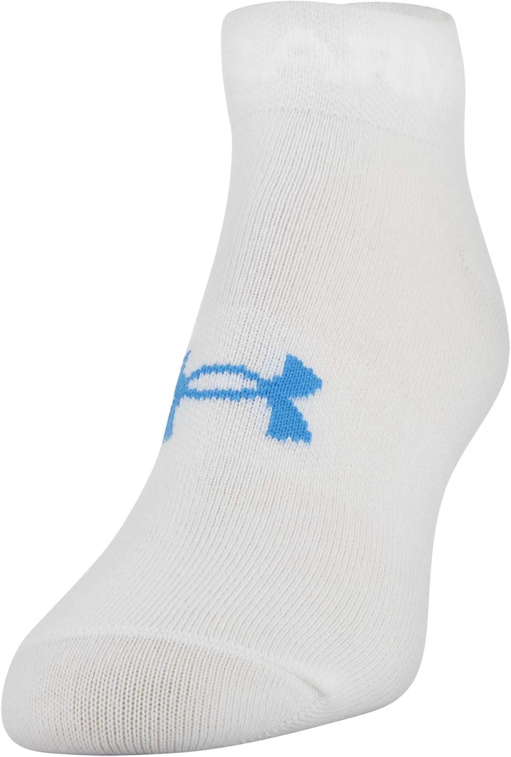 imageUnder Armour Womens Essential Lightweight Low Cut Socks 6PairsWhite