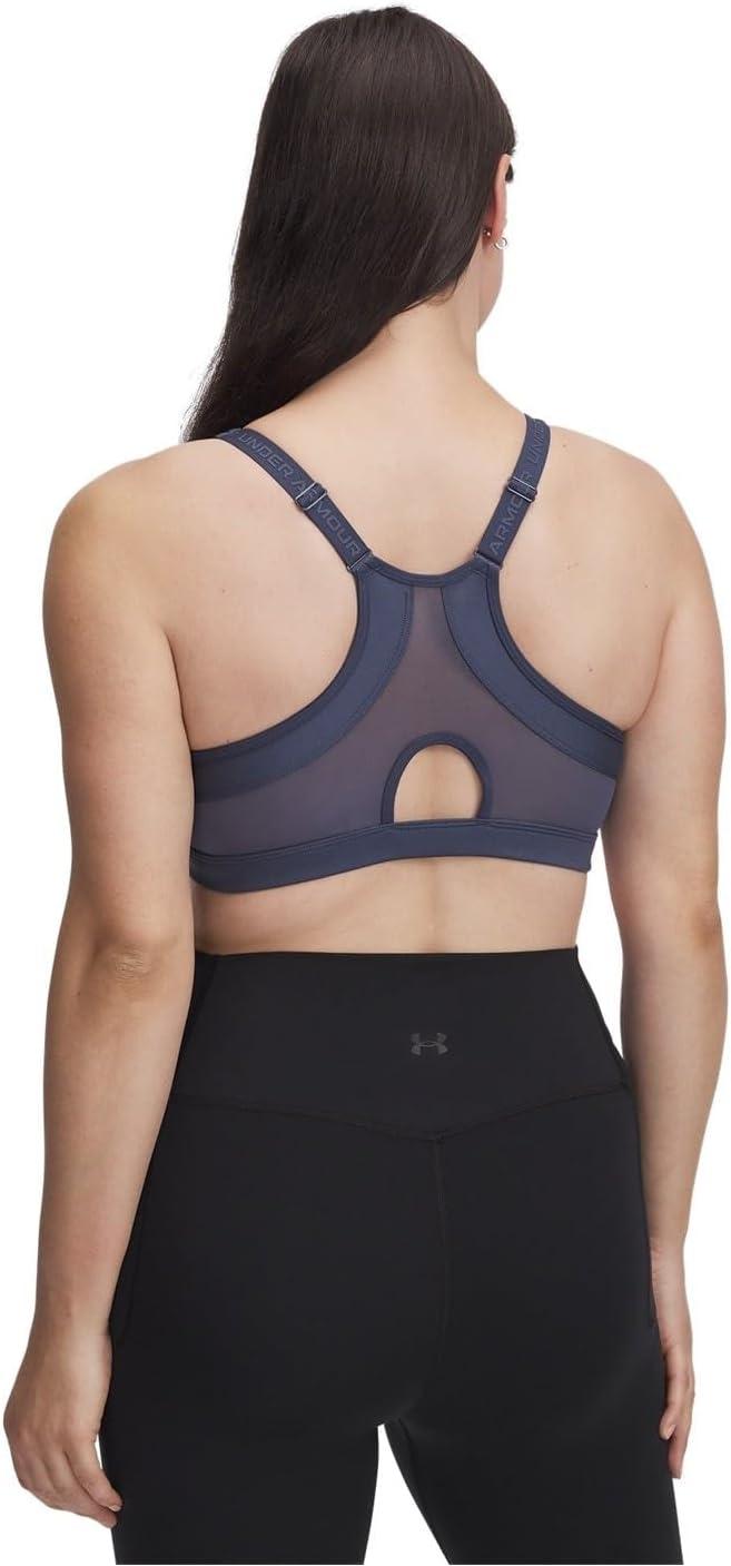 imageUnder Armour Womens Infinity Low Impact Sports Bra DDD Cup044 Downpour Gray   White
