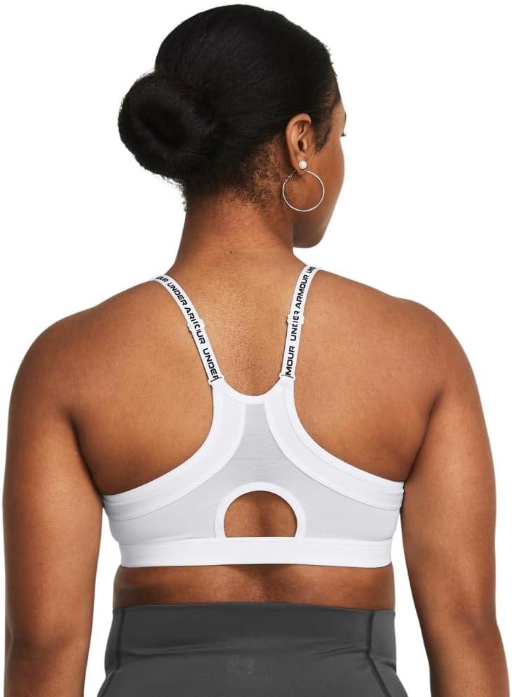 imageUnder Armour Womens Infinity Low Impact Sports Bra DDD Cup100 White   Black