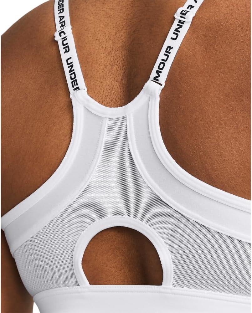 imageUnder Armour Womens Infinity Low Impact Sports Bra DDD Cup100 White   Black