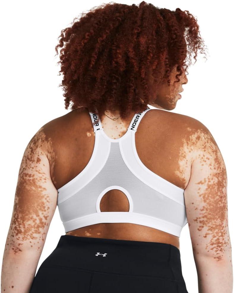 imageUnder Armour Womens Infinity Low Impact Sports Bra DDD Cup100 White   Black