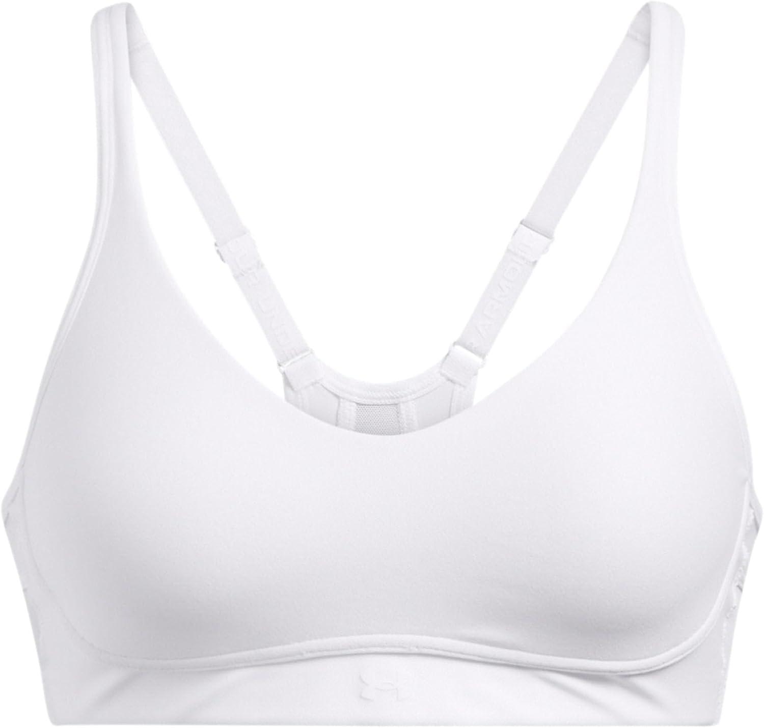 imageUnder Armour Womens Infinity Low Impact Sports Bra DDD Cup101 White   White