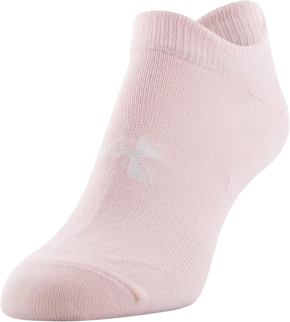 imageUnder Armour womens Essential 20 Lightweight No Show Socks 6pairsBeta TintWhiteWhite