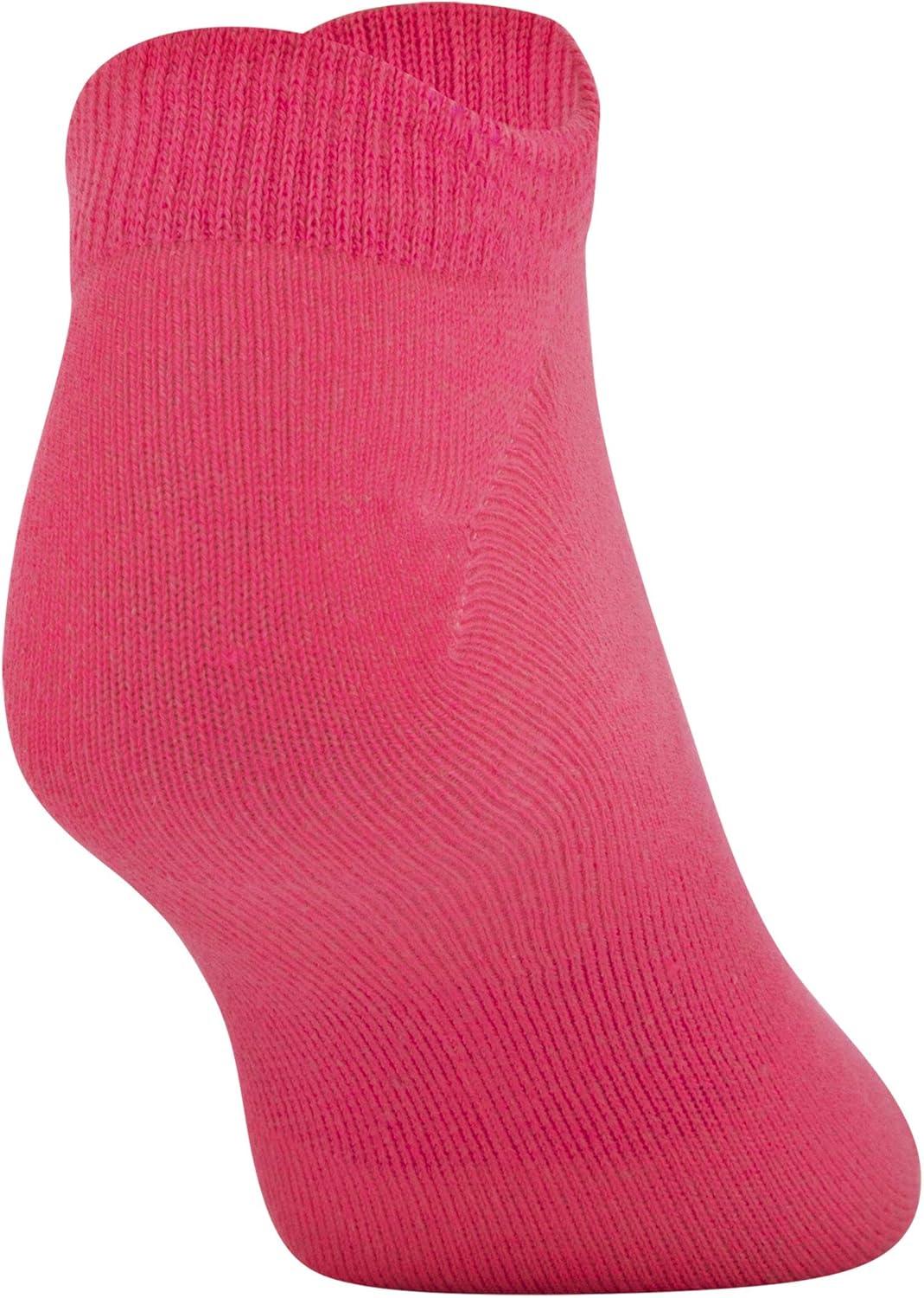 imageUnder Armour womens Essential 20 Lightweight No Show Socks 6pairsCerise Pink Assorted