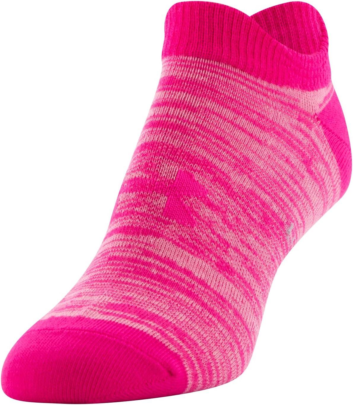 imageUnder Armour womens Essential 20 Lightweight No Show Socks 6pairsElectro PinkNeptuneElectro Pink
