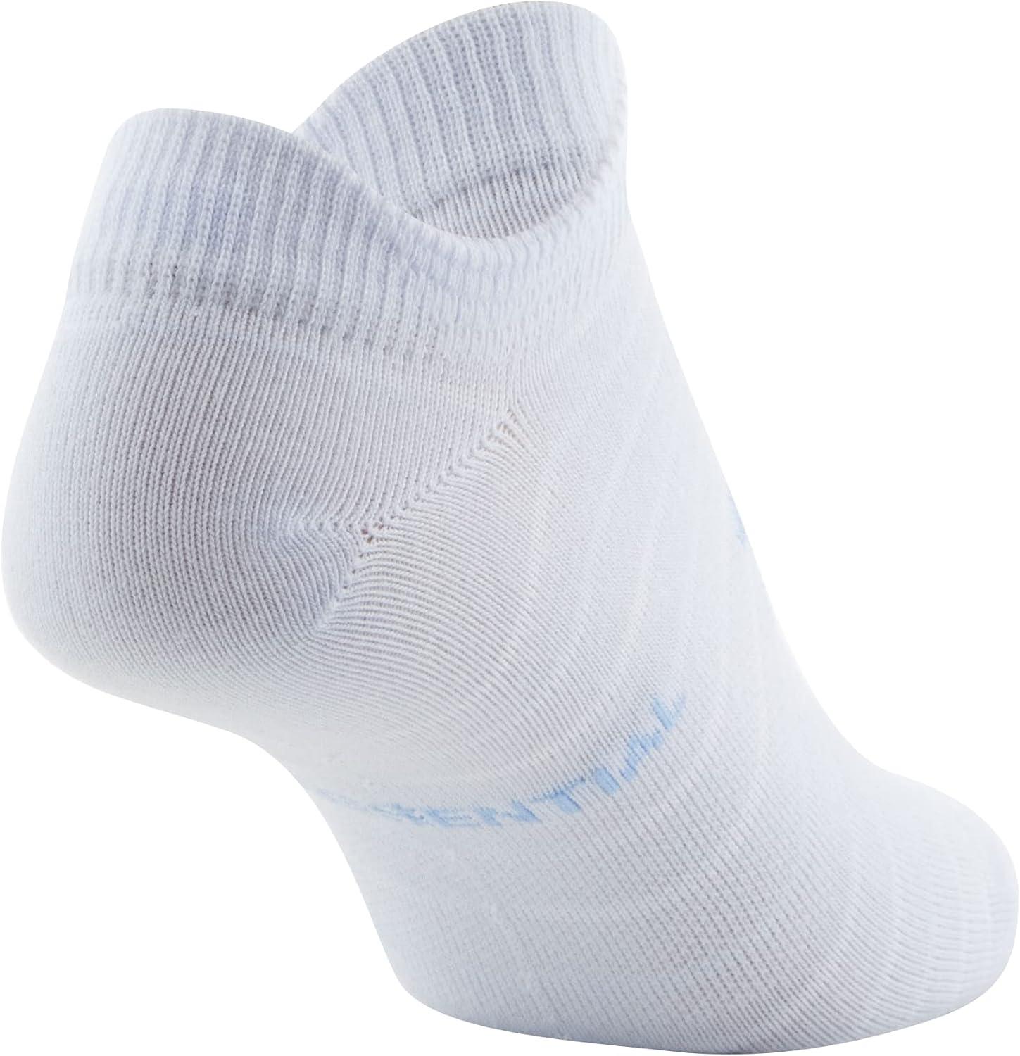 imageUnder Armour womens Essential 20 Lightweight No Show Socks 6pairsOxford Blue Assorted