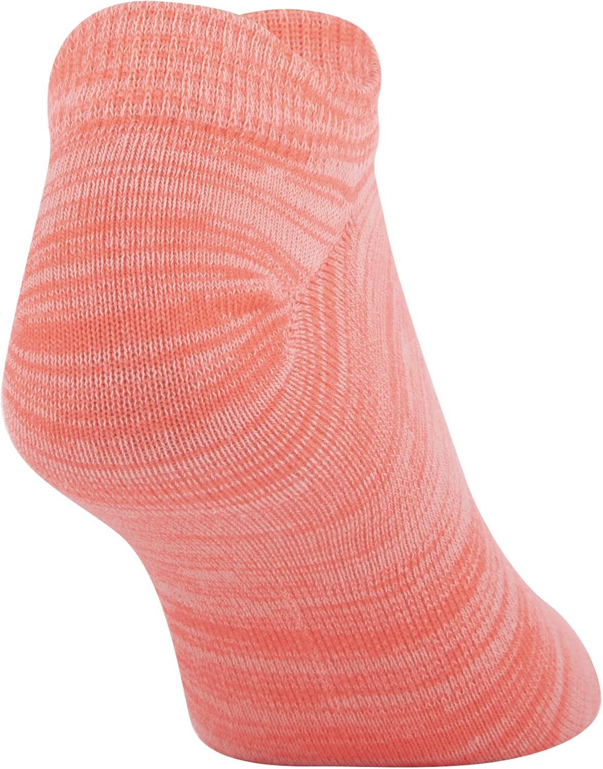 imageUnder Armour womens Essential 20 No Show Socks 6pairs DiscontinuedBeta Tint Assorted