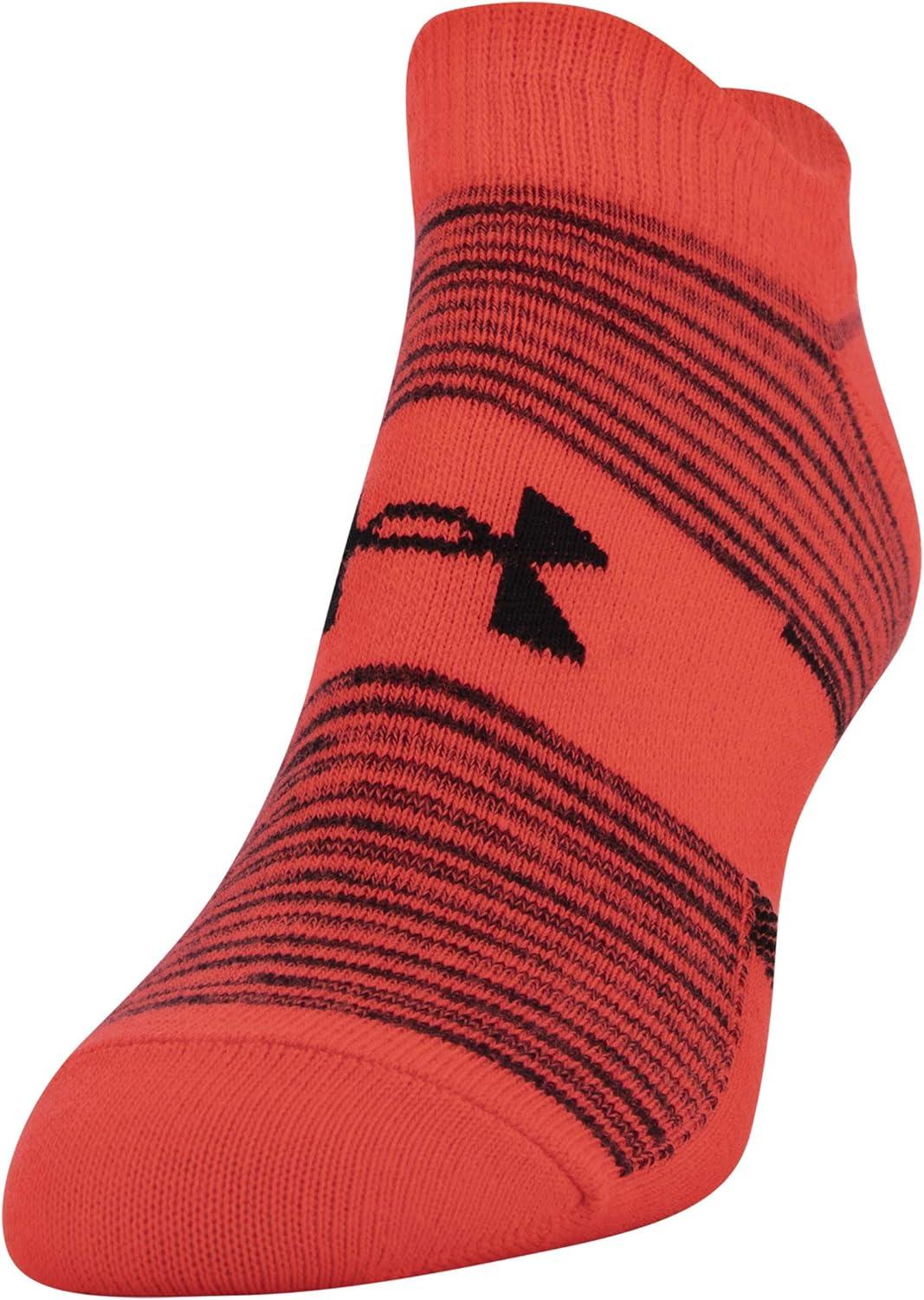 imageUnder Armour womens Essential 20 No Show Socks 6pairs DiscontinuedBetaExotic Bloom