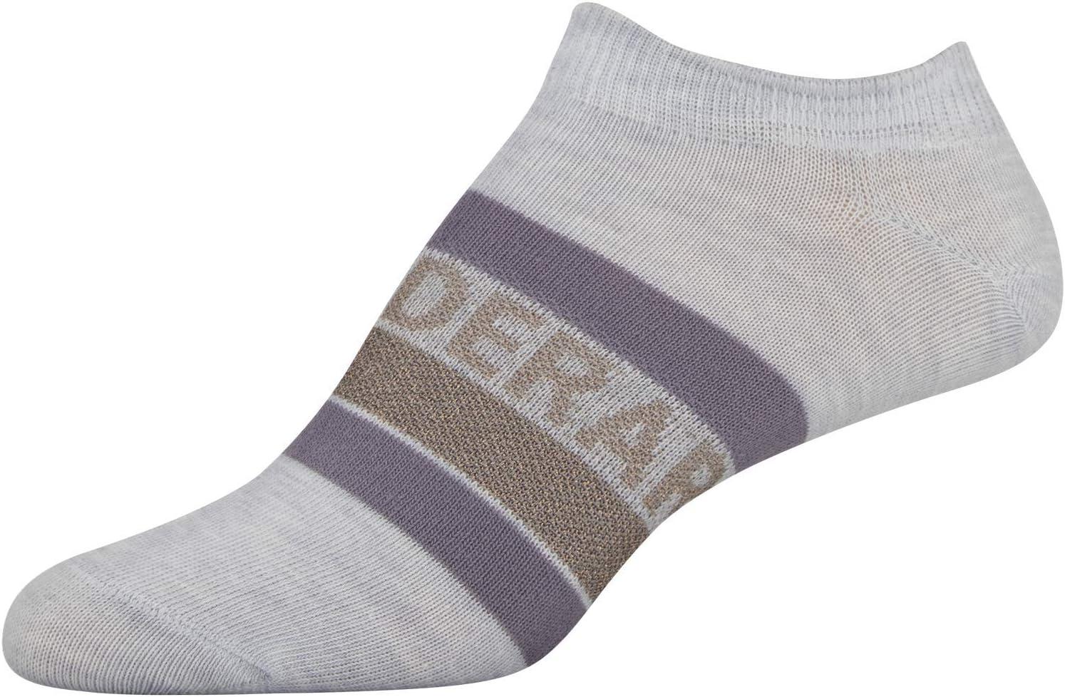 imageUnder Armour womens Essential 20 No Show Socks 6pairs DiscontinuedHalo GraySlate Purple