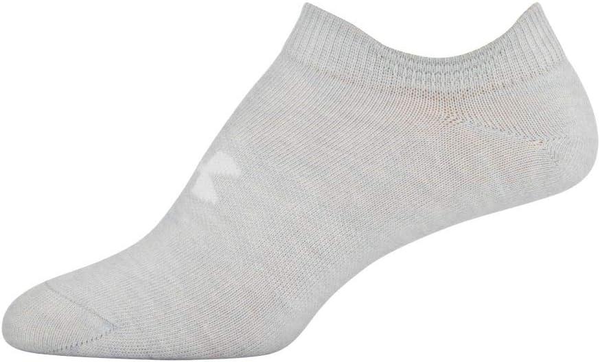 imageUnder Armour womens Essential 20 No Show Socks 6pairs DiscontinuedHeather Assorted