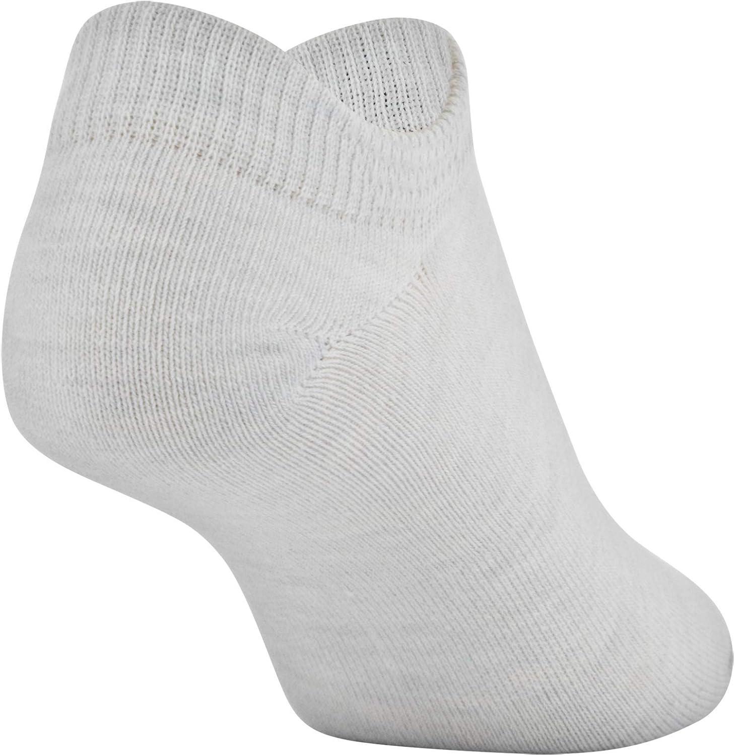 imageUnder Armour womens Essential 20 No Show Socks 6pairs DiscontinuedHeather Assorted