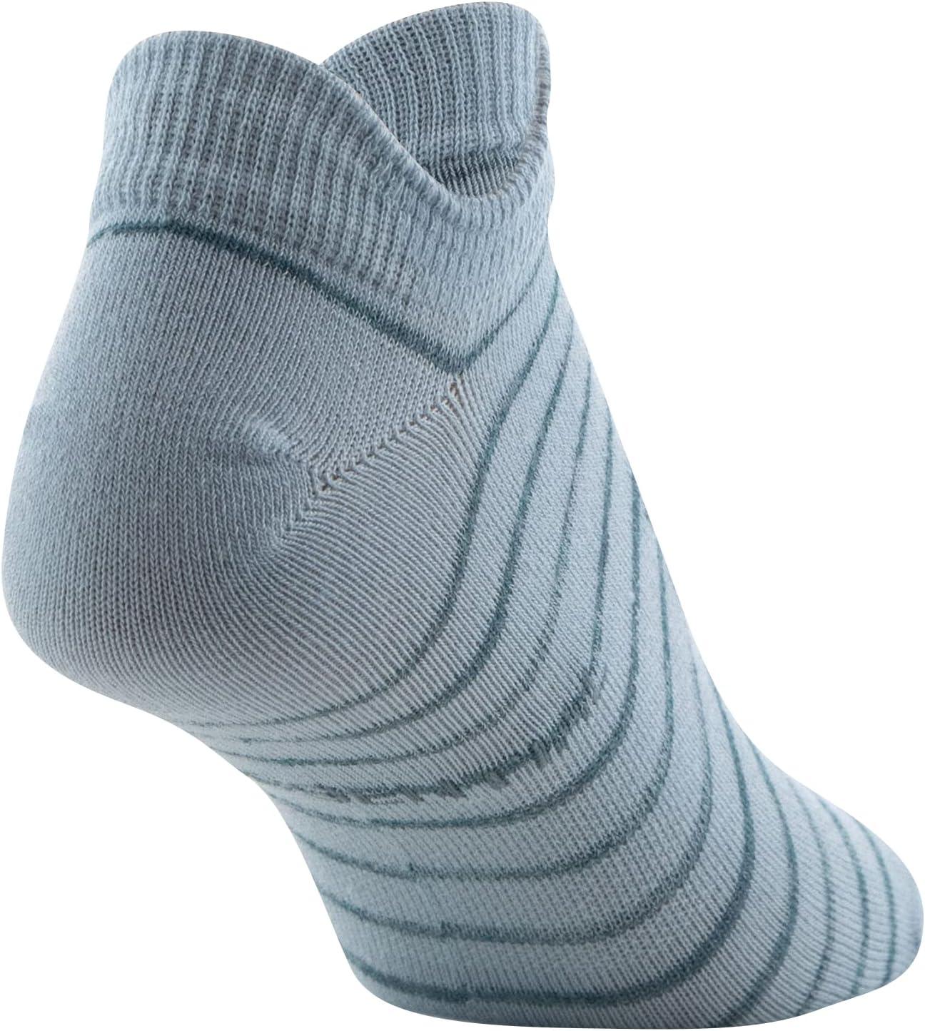 imageUnder Armour womens Essential 20 No Show Socks 6pairs DiscontinuedIllusion Green Assorted