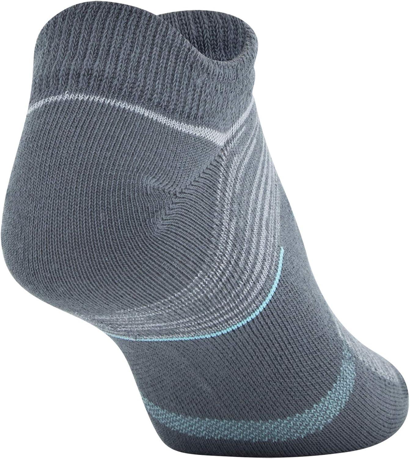 imageUnder Armour womens Essential 20 No Show Socks 6pairs DiscontinuedPitch GrayAssorted