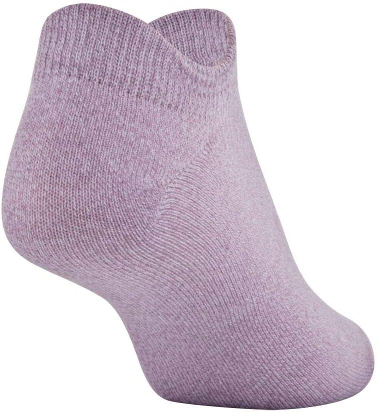 imageUnder Armour womens Essential 20 No Show Socks 6pairs DiscontinuedPurple Assorted