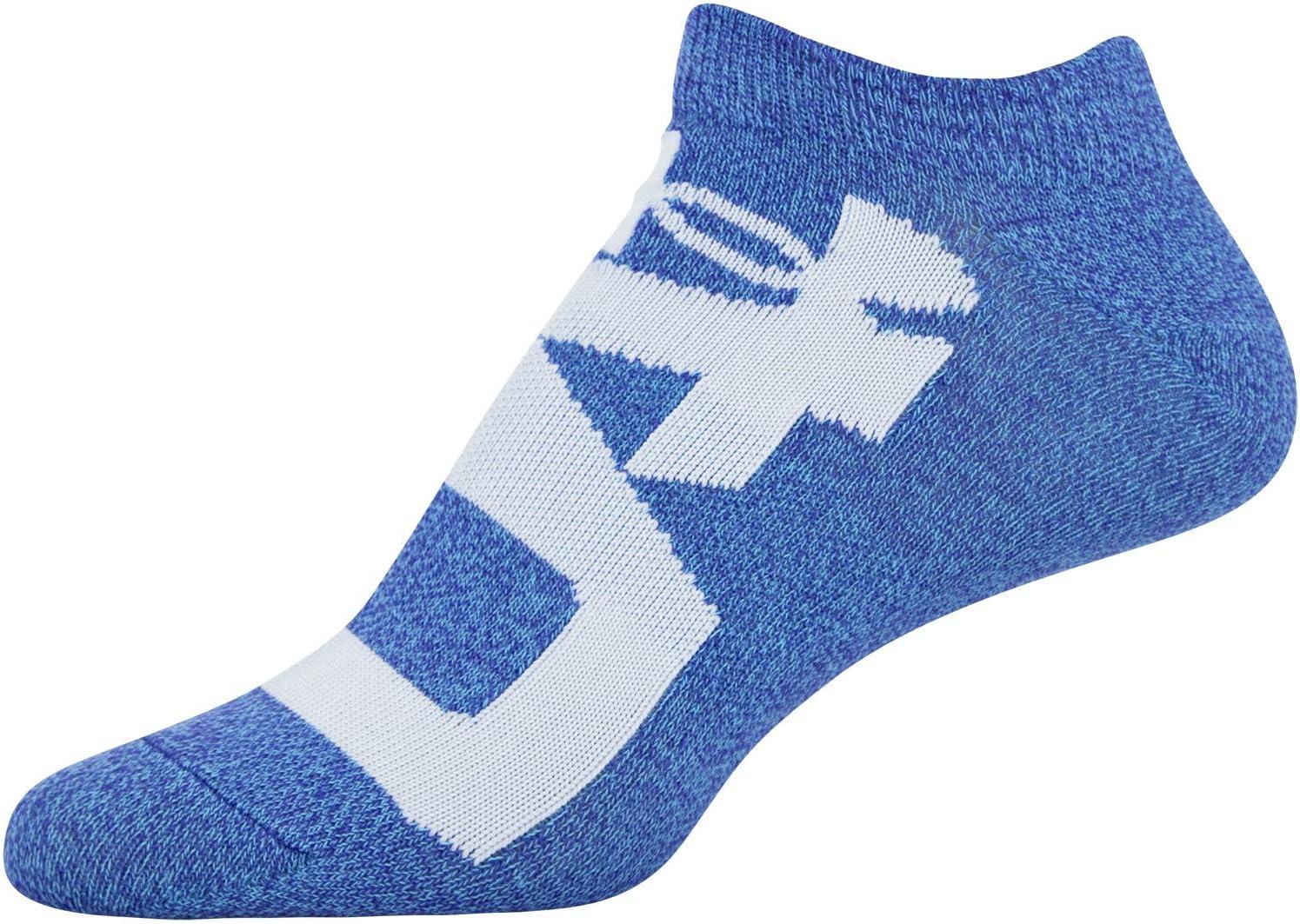 imageUnder Armour womens Essential 20 No Show Socks 6pairs DiscontinuedSmalt BlueHalo Gray