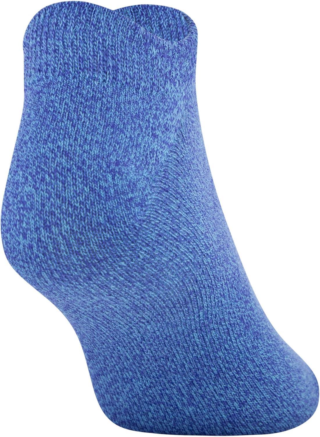 imageUnder Armour womens Essential 20 No Show Socks 6pairs DiscontinuedSmalt BlueHalo Gray