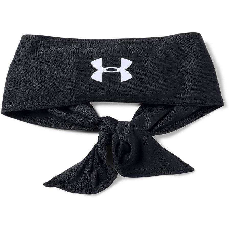 imageUnder Armour Adult Tie HeadbandBlack 001White