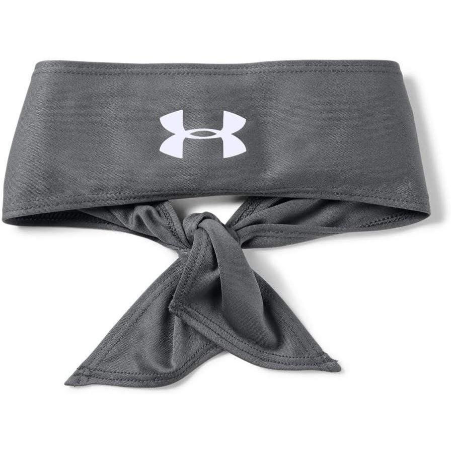 imageUnder Armour Adult Tie HeadbandGraphite 040White