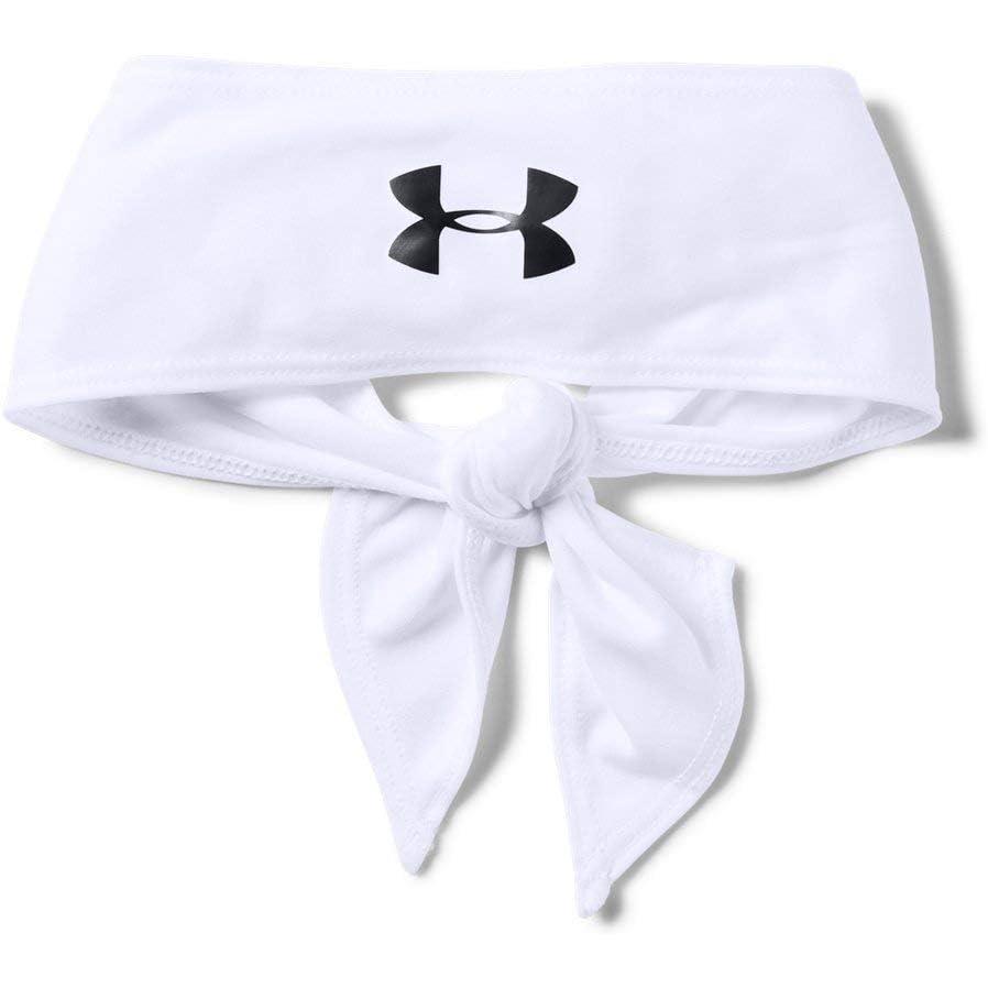 imageUnder Armour Adult Tie HeadbandWhite 100Black