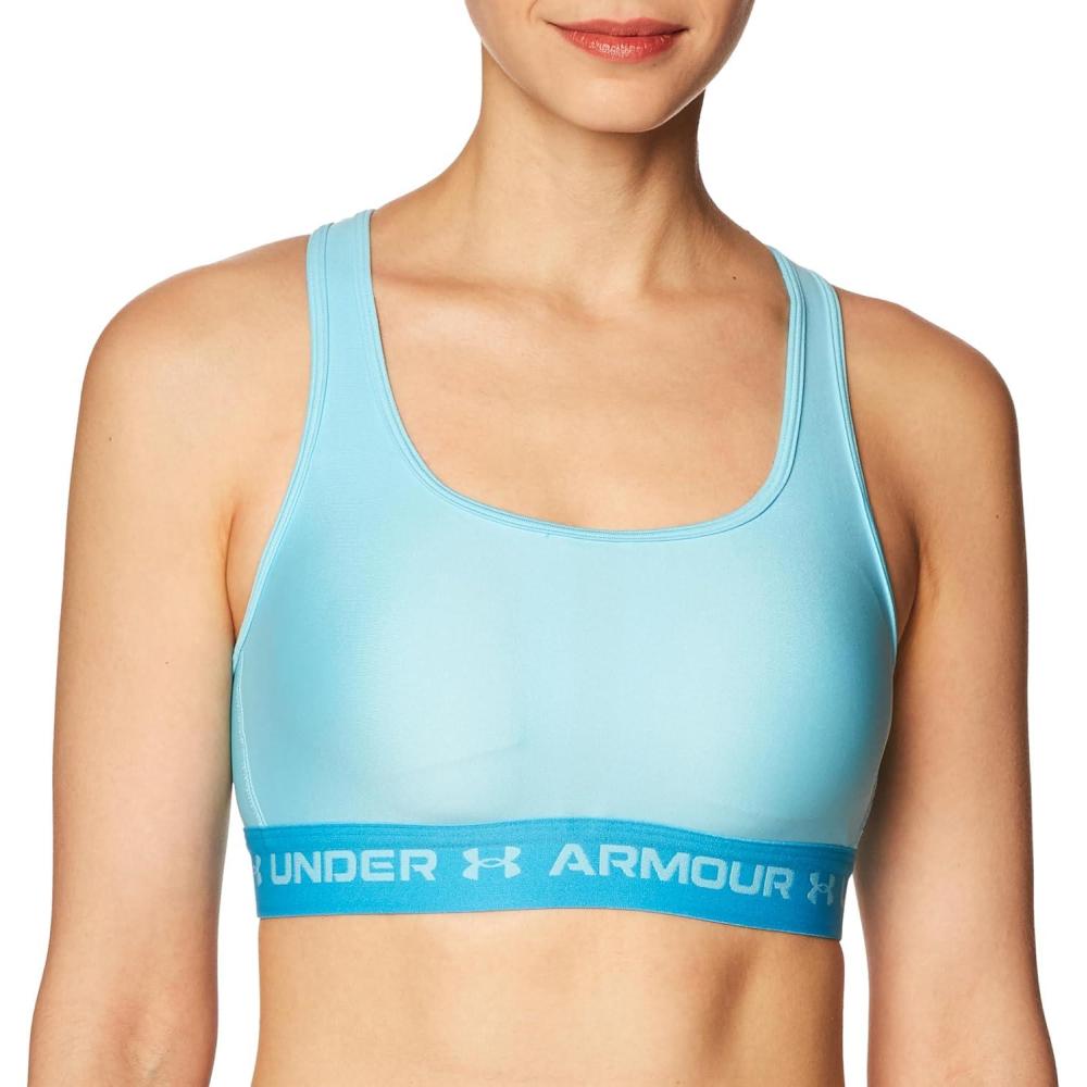 imageUnder Armour Womens CrossBack Mid Bra914 Sky Blue  Capri  Sky Blue