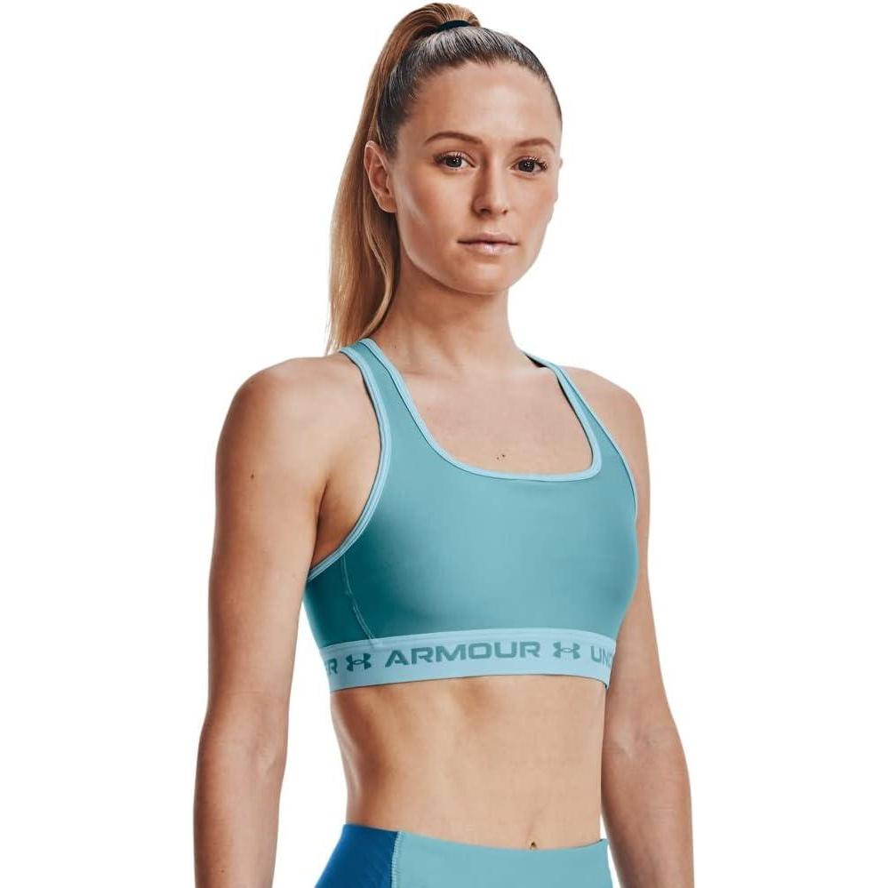 imageUnder Armour Womens CrossBack Mid BraCloudless Sky 400Cloudless Sky