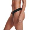 imageUnder Armour Womens 3pack Pure Stretch No Show Thong Underwear Allday Comfort ampamp Ultrasoft FitBlack 005Mineral Blue
