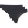 imageUnder Armour Womens 3pack Pure Stretch No Show Thong Underwear Allday Comfort ampamp Ultrasoft FitBlack