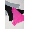 imageUnder Armour Womens 3pack Pure Stretch No Show Thong Underwear Allday Comfort ampamp Ultrasoft FitRebel Pink
