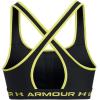 imageUnder Armour Womens CrossBack Mid Bra003 Black   Lime Yellow
