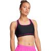 imageUnder Armour Womens CrossBack Mid Bra005 Black  Rebel Pink  Rebel Pink