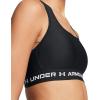imageUnder Armour Womens CrossBack Mid Bra006 Black  Black  White
