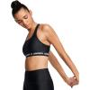 imageUnder Armour Womens CrossBack Mid Bra006 Black  Black  White