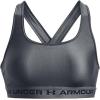 imageUnder Armour Womens CrossBack Mid Bra012 Pitch Gray   Black