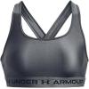 imageUnder Armour Womens CrossBack Mid Bra012 Pitch Gray   Black