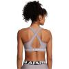 imageUnder Armour Womens CrossBack Mid Bra015 Tetra Gray   White