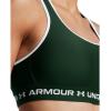 imageUnder Armour Womens CrossBack Mid Bra301 Forest Green  White  White