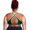 imageUnder Armour Womens CrossBack Mid Bra301 Forest Green  White  White