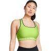 imageUnder Armour Womens CrossBack Mid Bra304 Morph Green   White